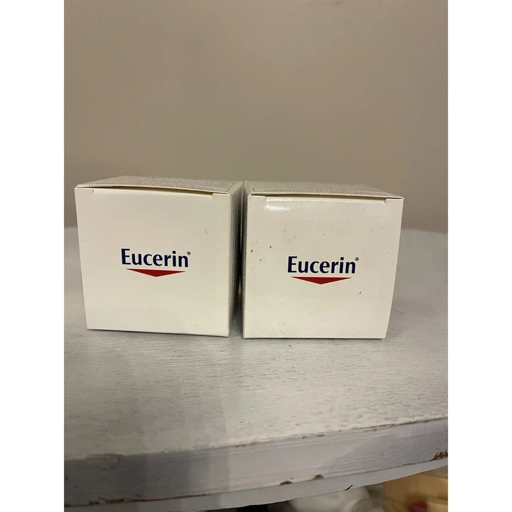 2 Eucerin Redness Relief Dermatological Skincare Night Creme Night Cream‎ 1.7oz